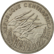 Zentralafrikanische Republik, 100 Francs, 1982, SS, Nickel, KM:7