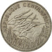Zentralafrikanische Republik, 100 Francs, 1982, SS, Nickel, KM:7