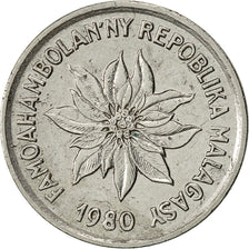 Madagascar, Franc, 1980, Paris, SS, Stainless Steel, KM:8