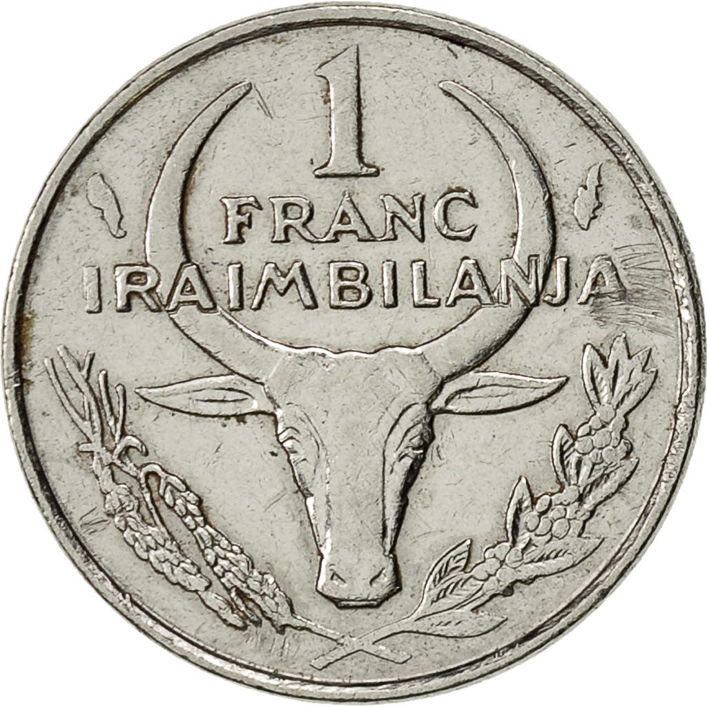Madagascar, Franc, 1981, Paris, SPL-, Acciaio inossidabile, KM:8