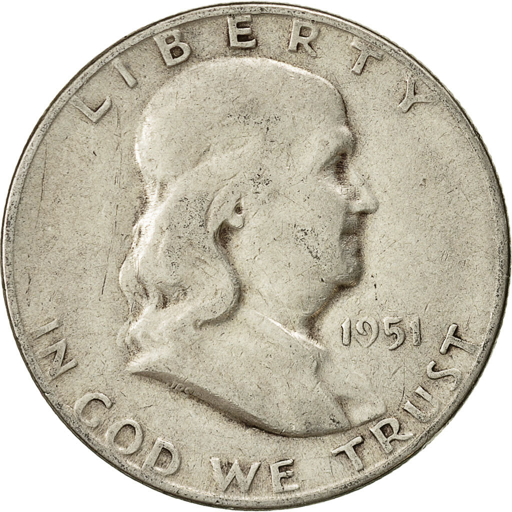 Stati Uniti, Franklin Half Dollar, Half Dollar, 1951, U.S. Mint, San Francisco