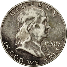 United States, Franklin Half Dollar, Half Dollar, 1958, U.S. Mint, Denver