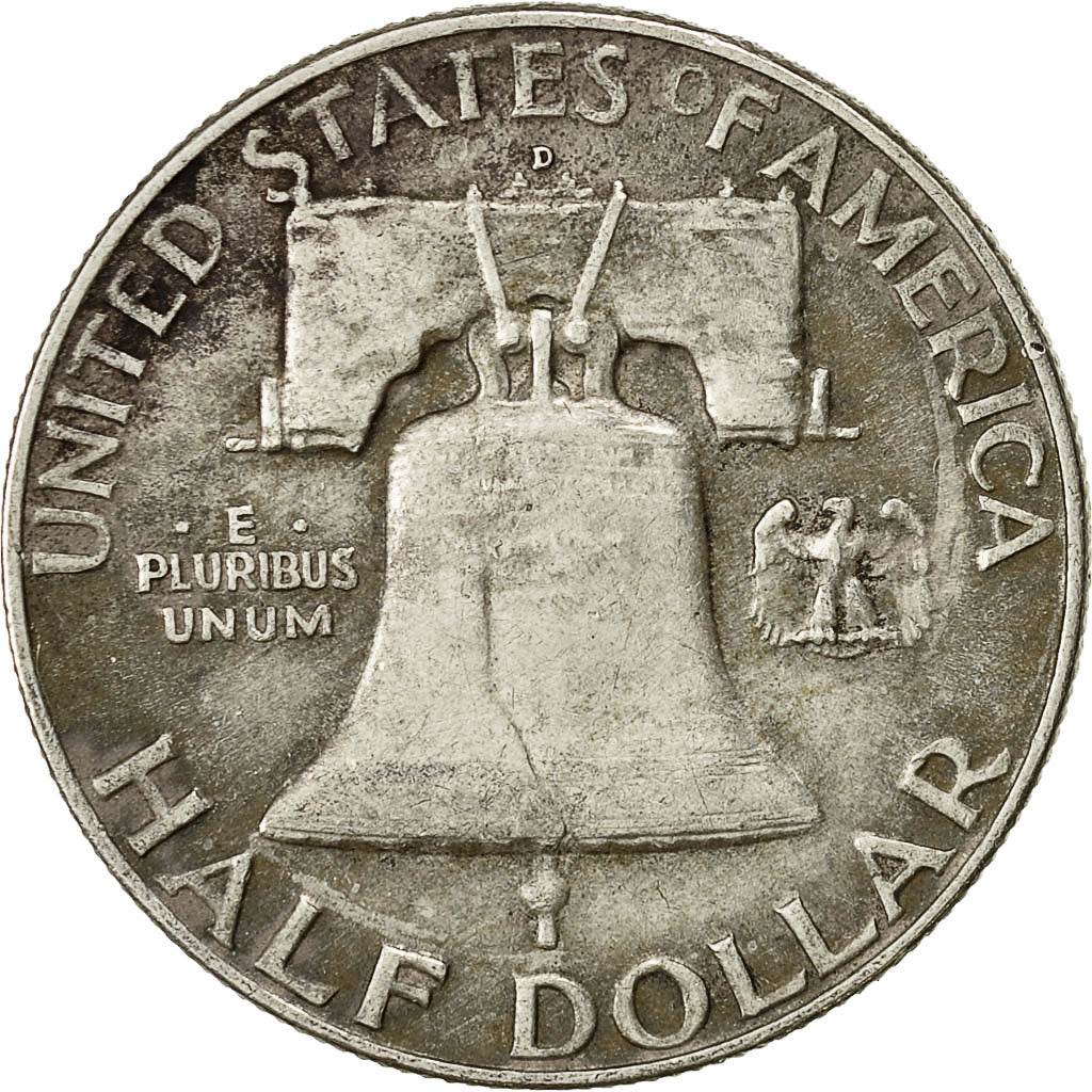 United States, Franklin Half Dollar, Half Dollar, 1958, U.S. Mint, Denver