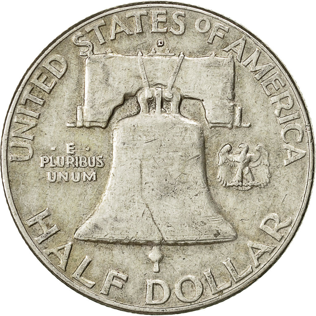 Estados Unidos, Franklin Half Dollar, Half Dollar, 1962, U.S. Mint, Denver, MBC