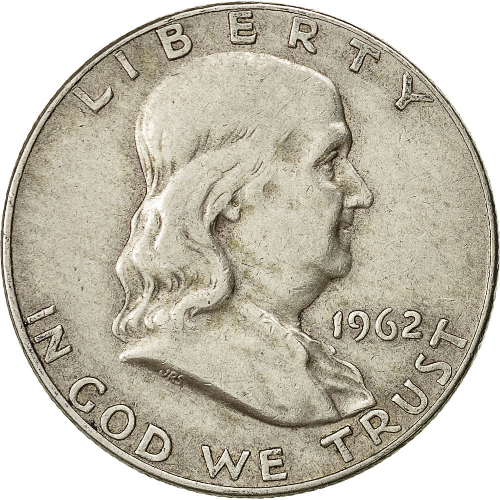 United States, Franklin Half Dollar, Half Dollar, 1962, U.S. Mint, Denver