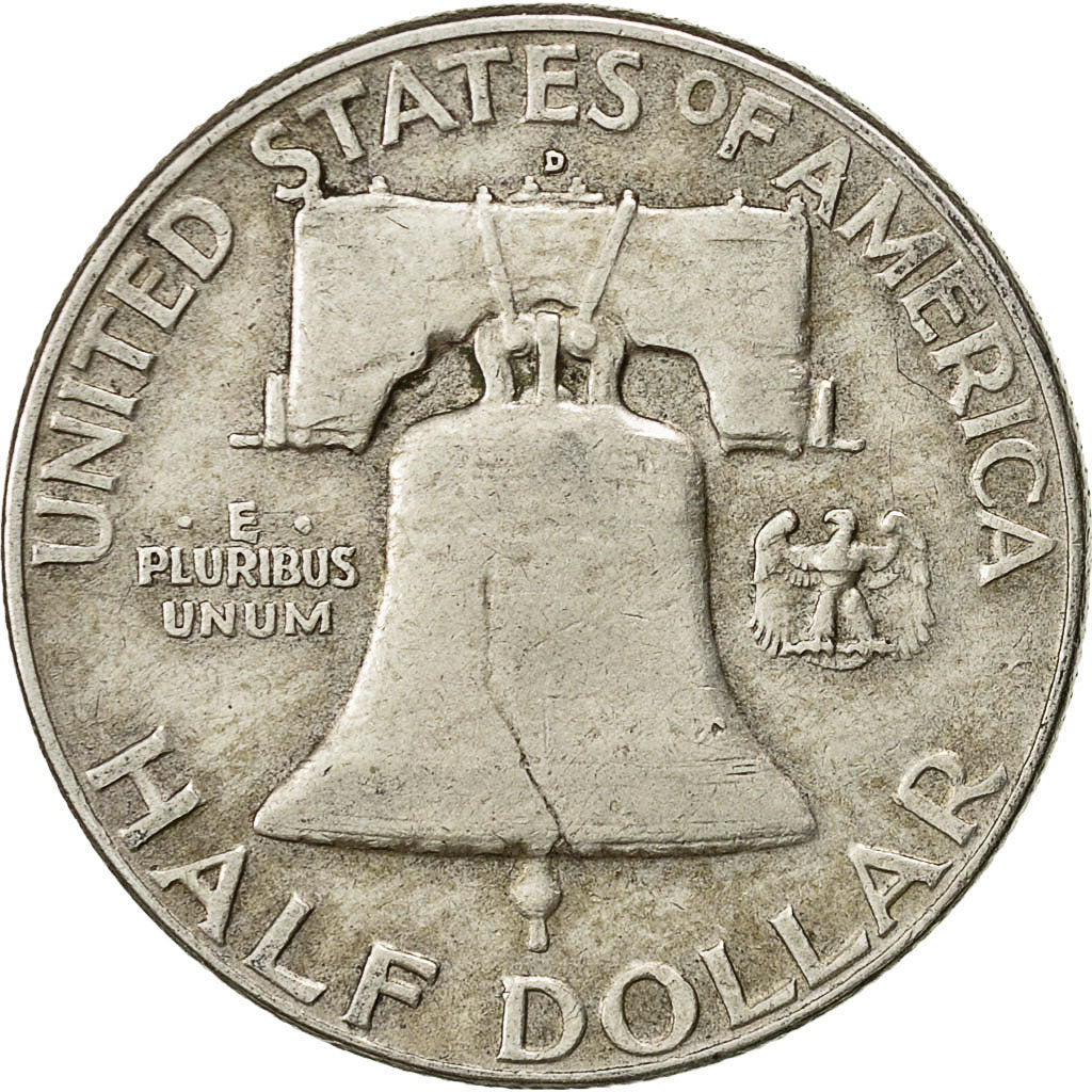 United States, Franklin Half Dollar, Half Dollar, 1962, U.S. Mint, Denver