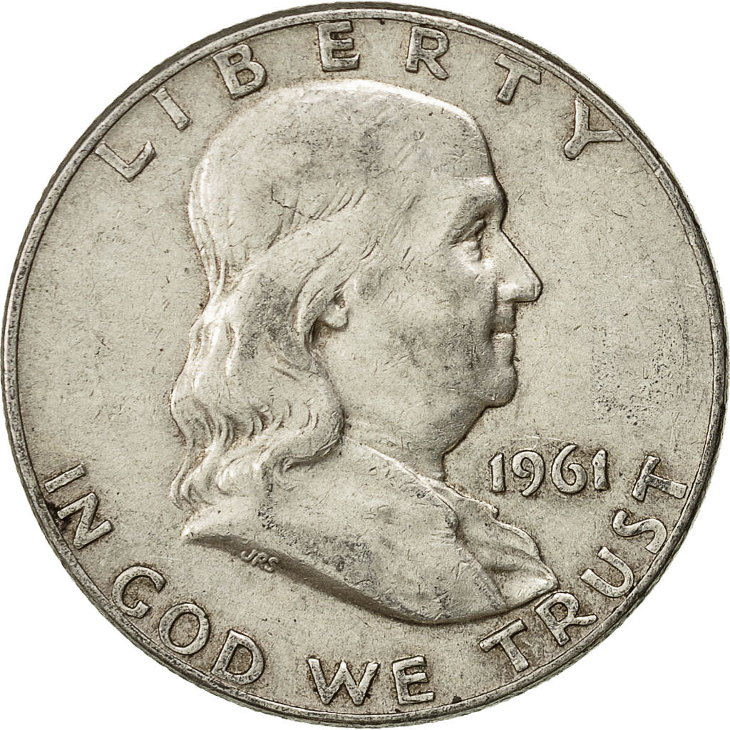 Estados Unidos, Franklin Half Dollar, Half Dollar, 1961, U.S. Mint, Denver, MBC