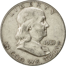 Estados Unidos, Franklin Half Dollar, Half Dollar, 1961, U.S. Mint, Denver, MBC