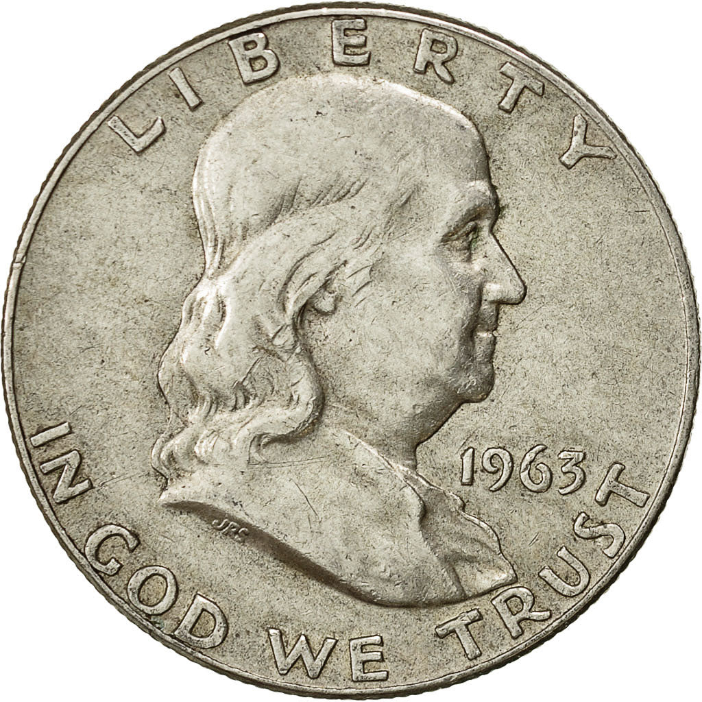 Estados Unidos, Franklin Half Dollar, Half Dollar, 1963, U.S. Mint, Denver, MBC