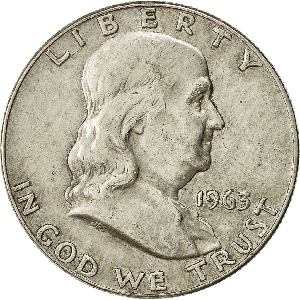 Estados Unidos, Franklin Half Dollar, Half Dollar, 1963, U.S. Mint, Denver, MBC