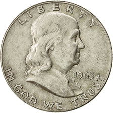 Estados Unidos, Franklin Half Dollar, Half Dollar, 1963, U.S. Mint, Denver, MBC