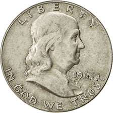 États-Unis, Franklin Half Dollar, Half Dollar, 1963, U.S. Mint, Denver, TTB