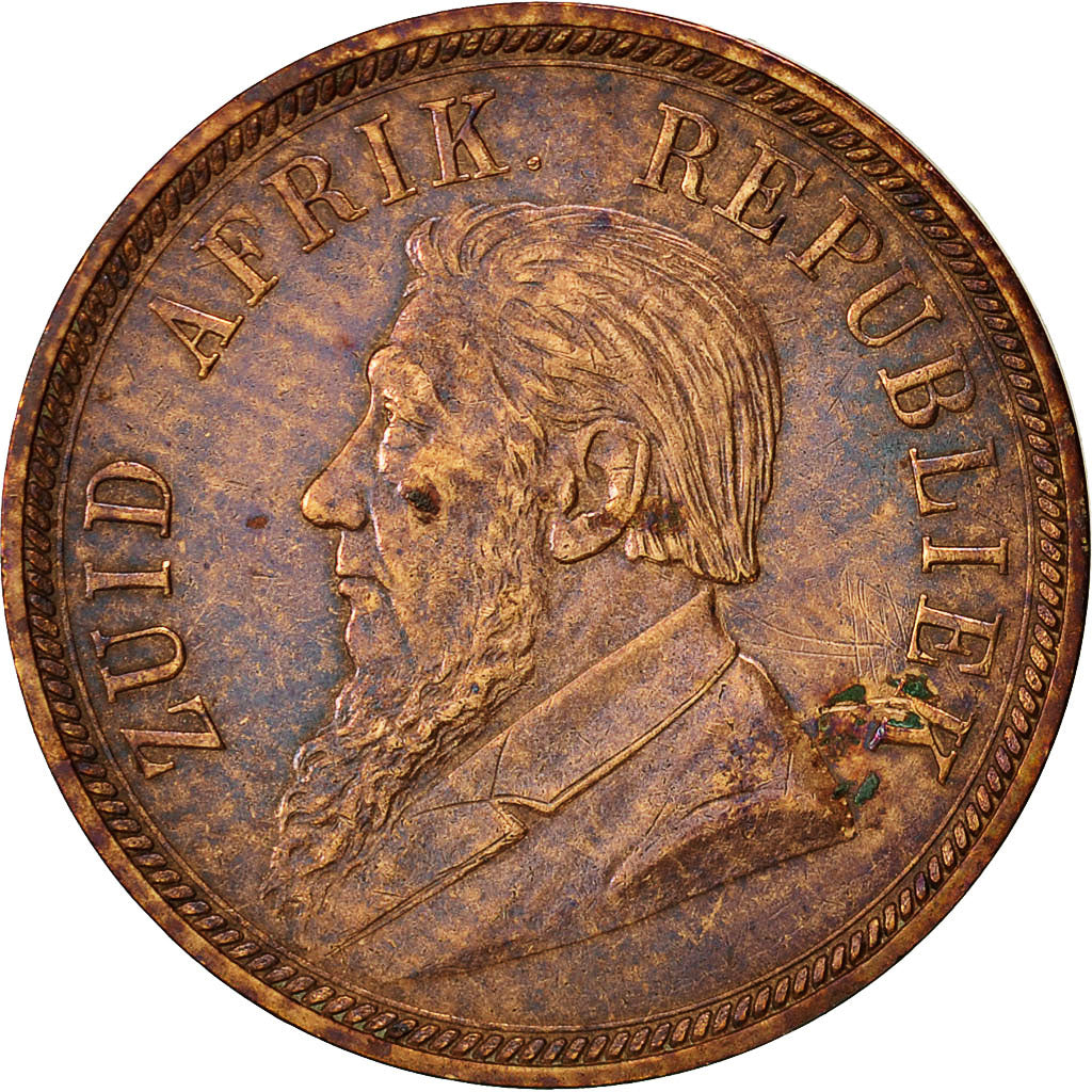 Südafrika, Penny, 1898, SS, Bronze, KM:2
