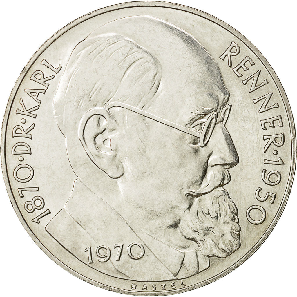 Austria, 50 Schilling, 1970, SC, Plata, KM:2909