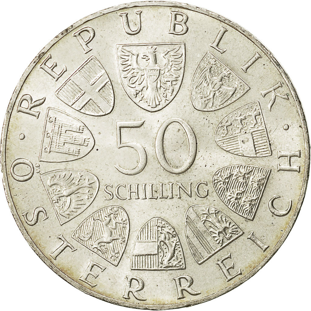 Österreich, 50 Schilling, 1973, VZ, Silber, KM:2917