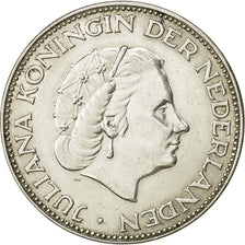 Paesi Bassi, Juliana, 2-1/2 Gulden, 1959, SPL-, Argento, KM:185