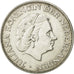 Paesi Bassi, Juliana, 2-1/2 Gulden, 1959, SPL-, Argento, KM:185