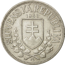 Slovacchia, 20 Korun, 1941, BB+, Argento, KM:7.1