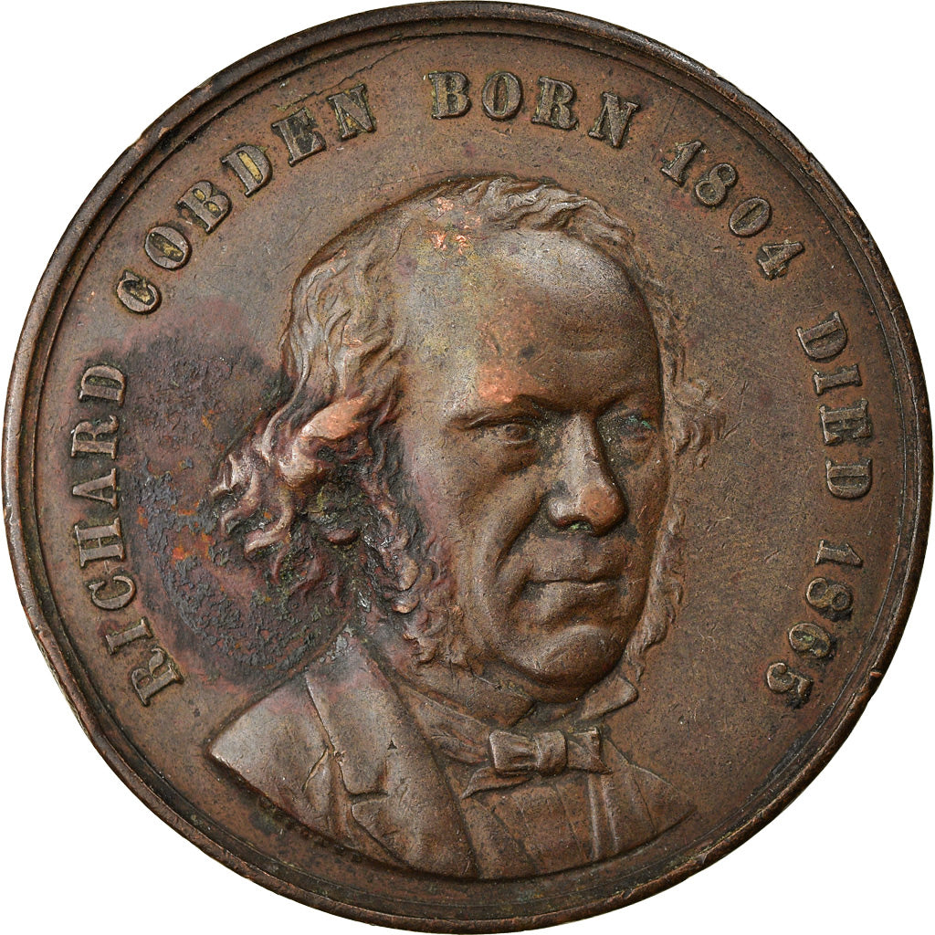 United Kingdom , Medal, Richard Cobden, Anglo-French Working-Class Ehibition