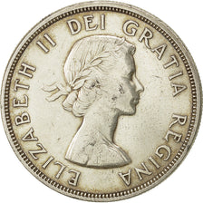 Canada, Elizabeth II, Dollar, 1961, Royal Canadian Mint, Ottawa, MB+, Argento