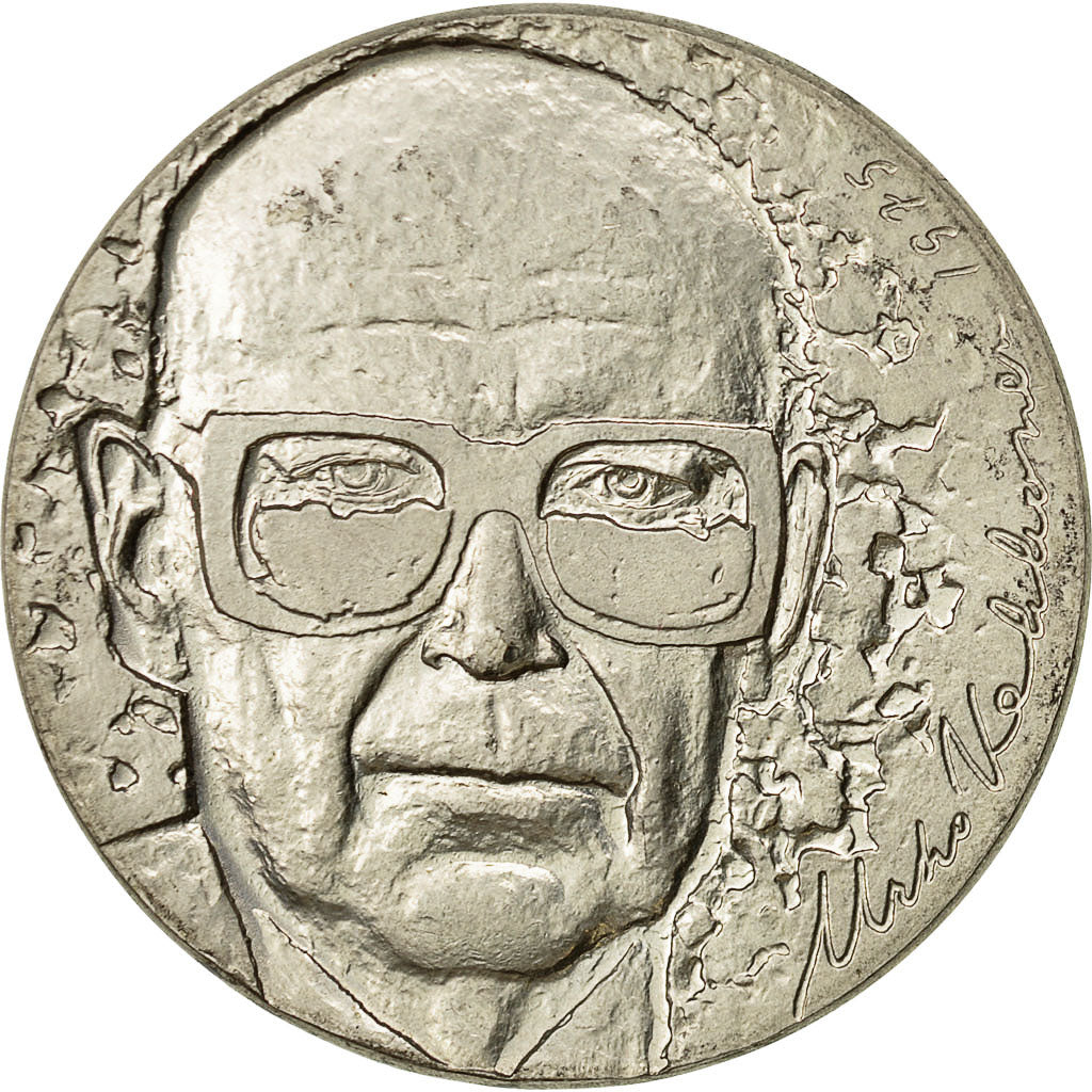 moneda, 10 Markkaa, 1975, Finlandia, EBC, Plata, KM:54
