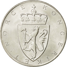 Norway, Haakon VII, 10 Kroner, 1964, MS(63), Silver, KM:413