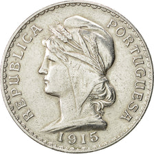 Portugal, Escudo, 1915, EF(40-45), Silver, KM:564