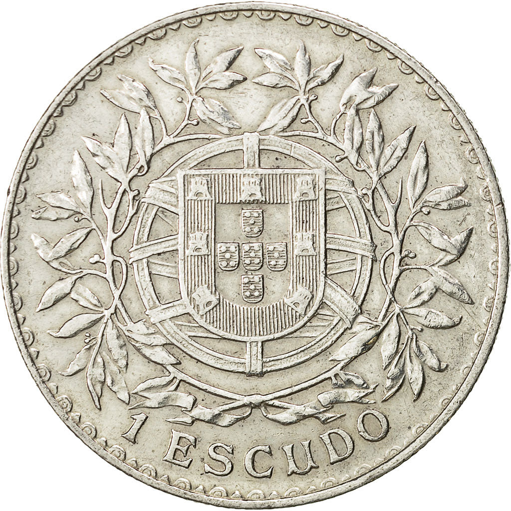 Portugal, Escudo, 1915, EF(40-45), Silver, KM:564