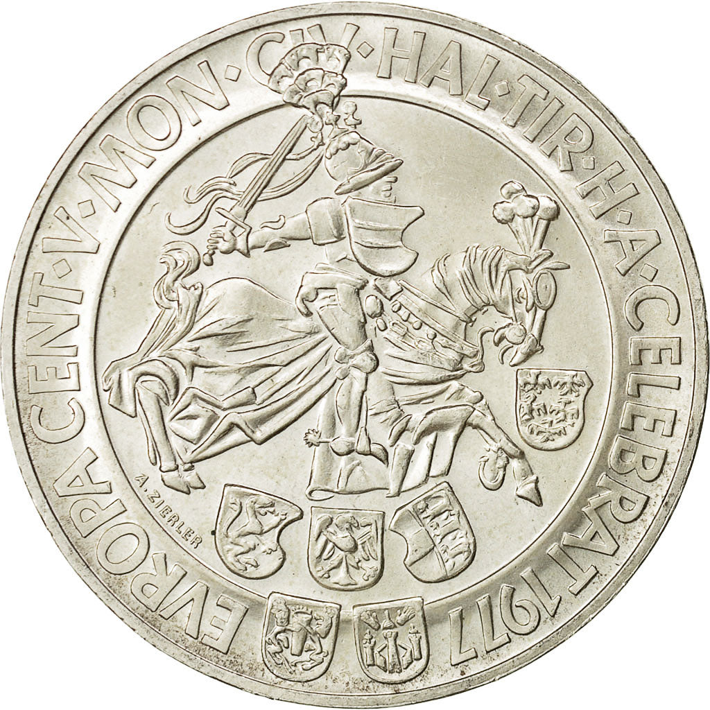 moneda, 100 Schilling, 1977, Austria, EBC+, Plata, KM:2936