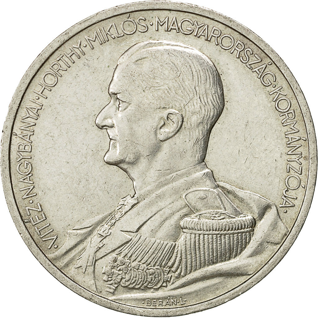 coin, Hungary, 5 Pengö, 1939, Budapest, AU(55-58), Silver, KM:517