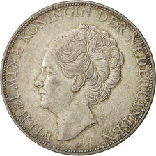 moneta, Paesi Bassi, Wilhelmina I, 2-1/2 Gulden, 1933, BB, Argento, KM:165