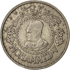 münze, Marokko, Mohammed V, 500 Francs, 1956, Paris, SS, Silber, KM:54