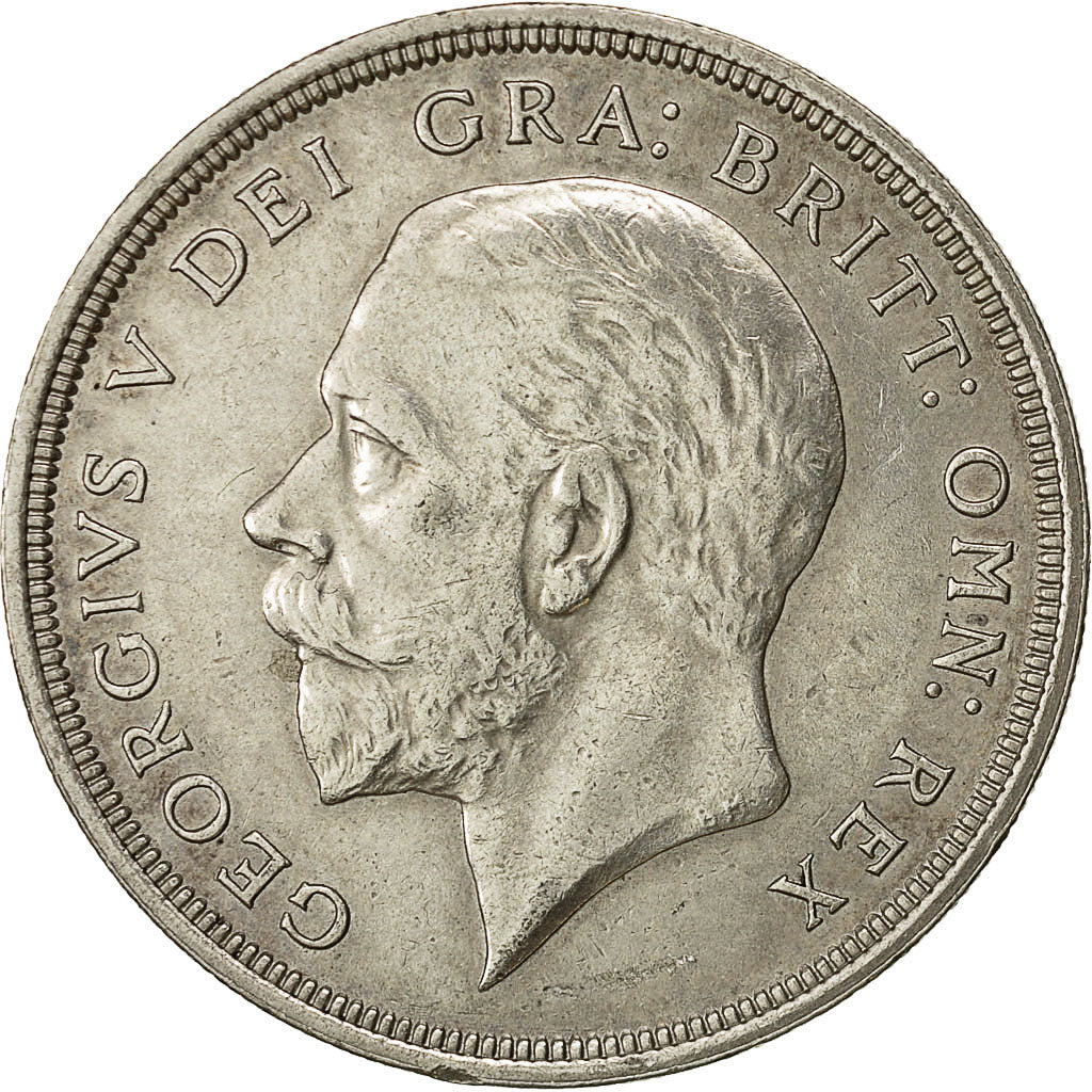 moneta, Gran Bretagna, George V, Crown, 1928, BB, Argento, KM:836