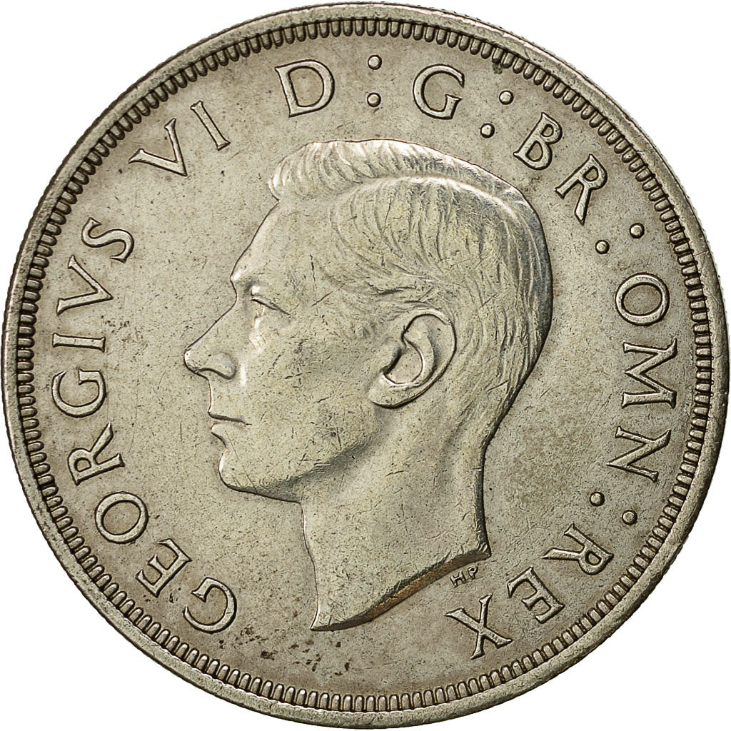 moneta, Gran Bretagna, George VI, Crown, 1937, BB+, Argento, KM:857