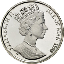 ISLE OF MAN, 15 ECUs, 1995, Pobjoy Mint, KM #714, MS(65-70), Silver, 30, 10.22
