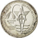 coin, West African States, 5000 Francs, 1982, Paris, EF(40-45), Silver, KM:11