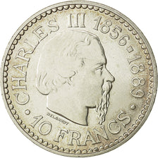 moneta, Monaco, Rainier III, 10 Francs, 1966, SPL-, Argento, KM:146, Gadoury:155