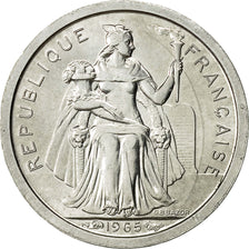 münze, French Polynesia, 50 Centimes, 1965, Paris, UNZ, Aluminium, KM:1