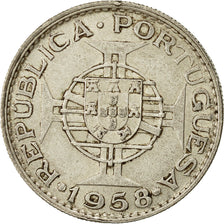 moneta, Timor, 6 Escudos, 1958, Lisbon, BB, Argento, KM:15