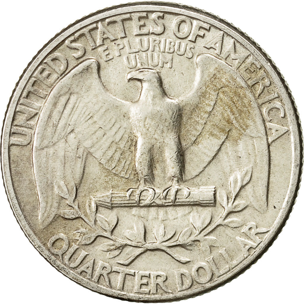 coin, United States, Washington Quarter, Quarter, 1946, U.S. Mint, Philadelphia