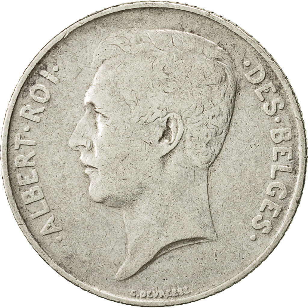 moneda, Bélgica, Franc, 1911, MBC, Plata, KM:72