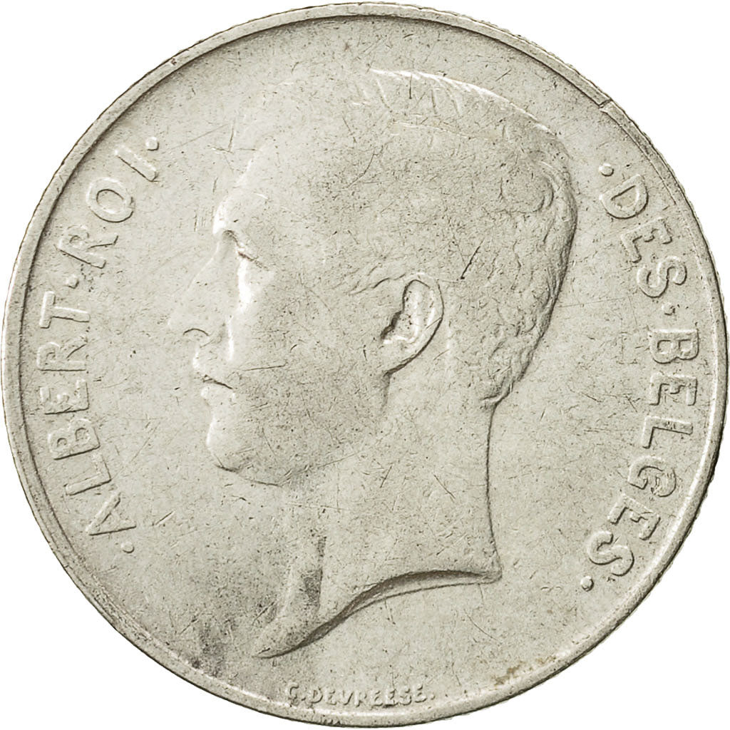 coin, Belgium, Franc, 1914, EF(40-45), Silver, KM:72