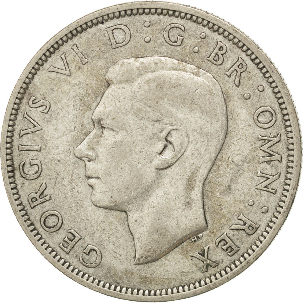GREAT BRITAIN, 1/2 Crown, 1941, KM #856, EF(40-45), Silver, 32.3, 13.98