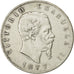 moneda, Italia, Vittorio Emanuele II, 5 Lire, 1877, Rome, MBC, Plata, KM:8.4