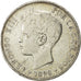 coin, Spain, Alfonso XIII, 5 Pesetas, 1898, Madrid, VF(30-35), Silver, KM:707