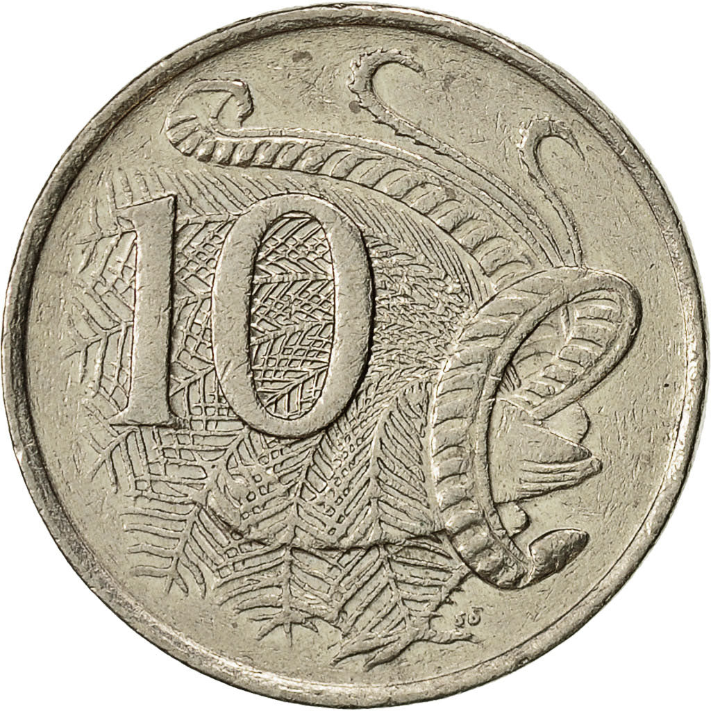 Monnaie, Australie, Elizabeth II, 10 Cents, 1989, TTB, Copper-nickel, KM:81
