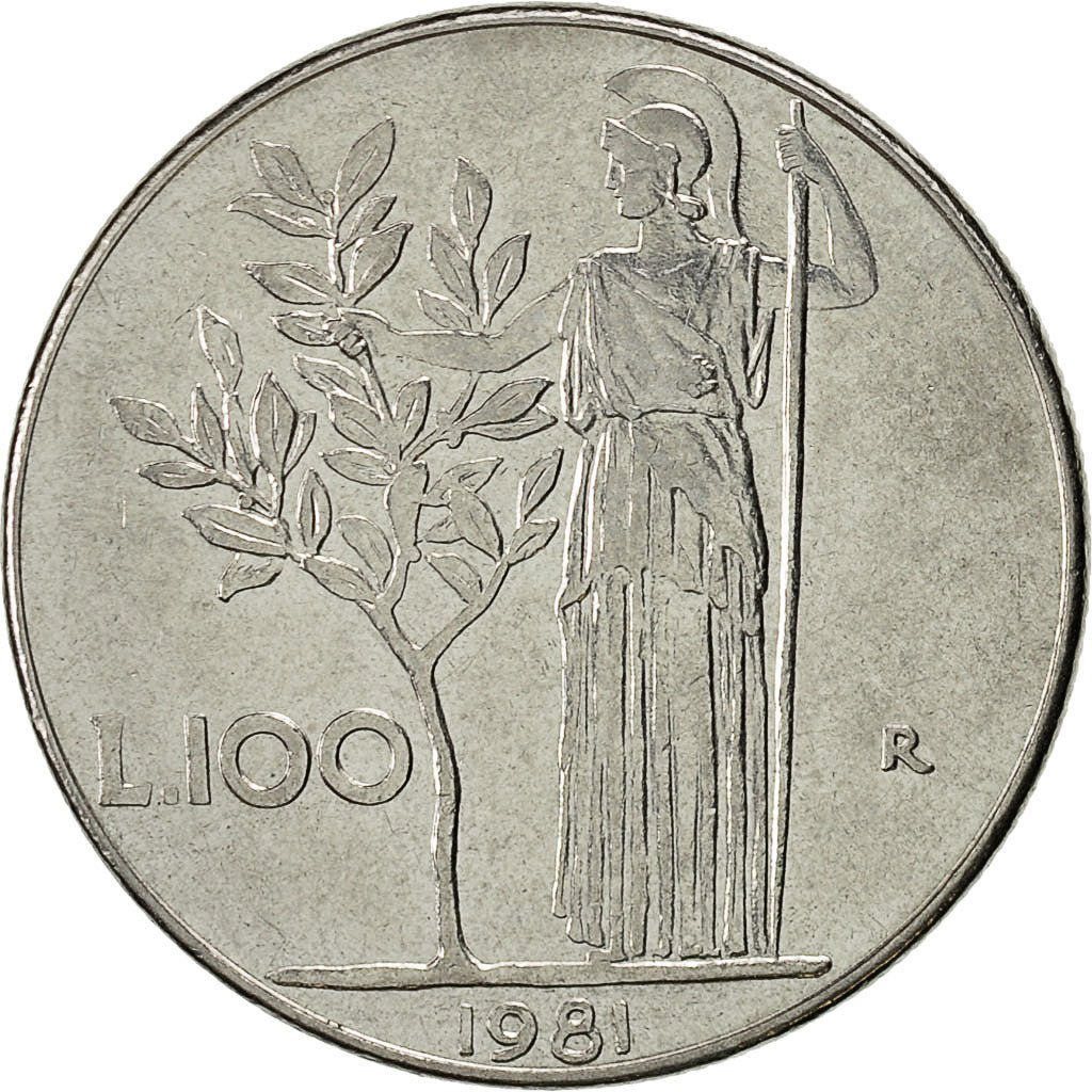 Monnaie, Italie, 100 Lire, 1981, Rome, TTB+, Stainless Steel, KM:96.1
