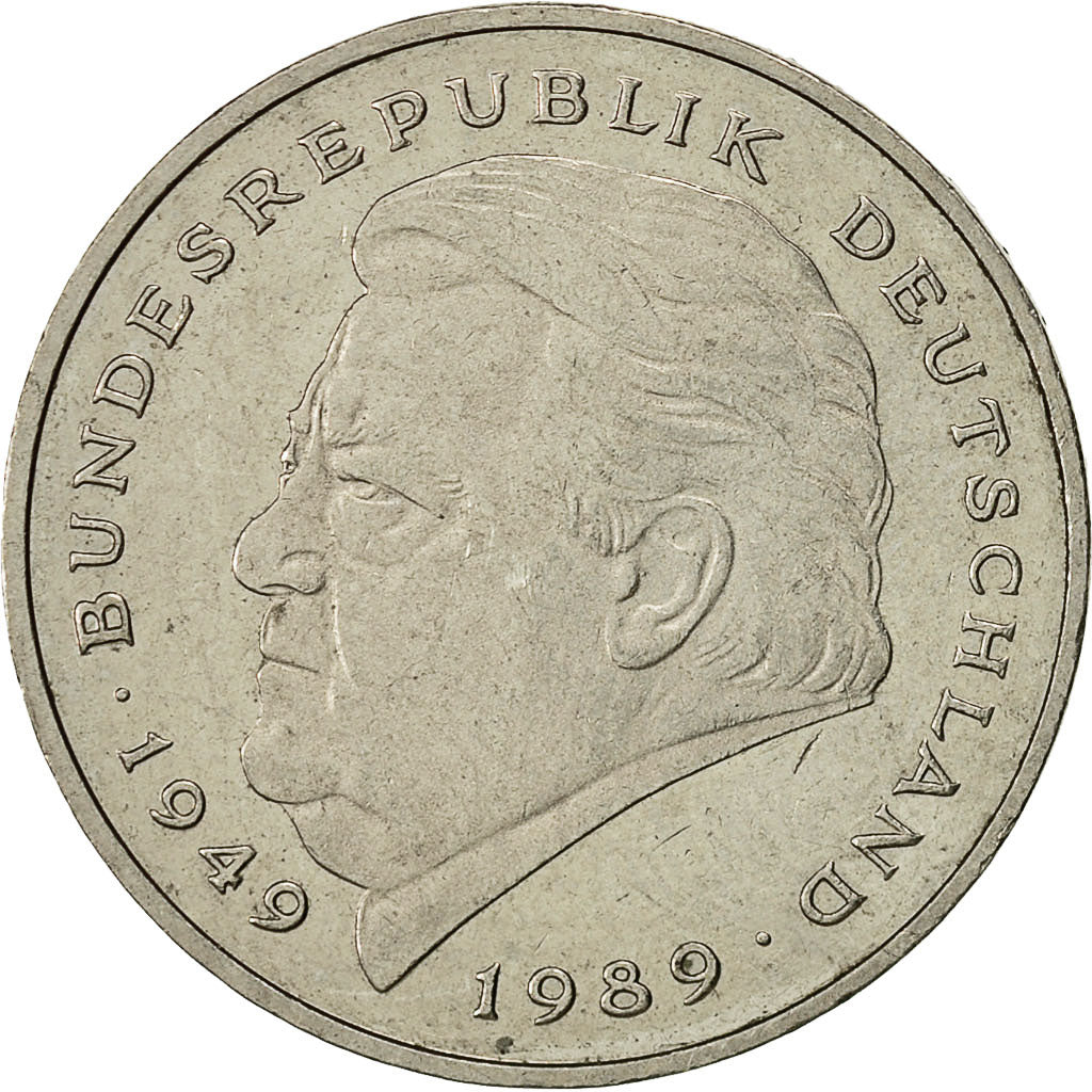 Coin, GERMANY - FEDERAL REPUBLIC, 2 Mark, 1994, Karlsruhe, AU(50-53)