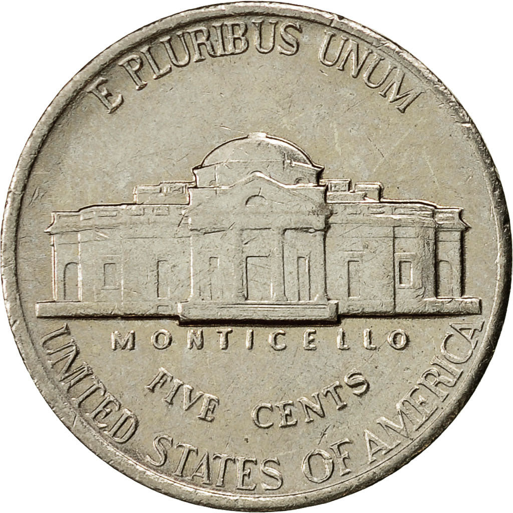 Moneta, Stati Uniti, Jefferson Nickel, 5 Cents, 1995, U.S. Mint, Denver, BB+