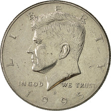 Moneta, Stati Uniti, Kennedy Half Dollar, Half Dollar, 1995, U.S. Mint, Denver